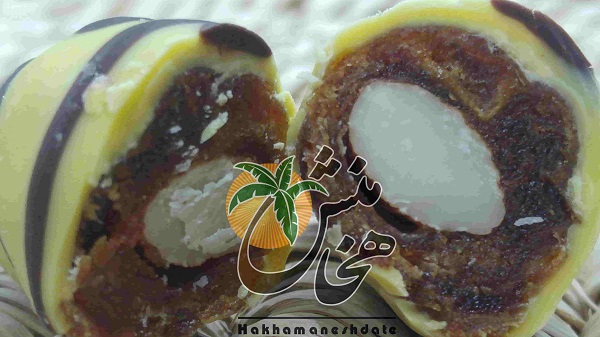خرمای شکلاتی مغزدار
