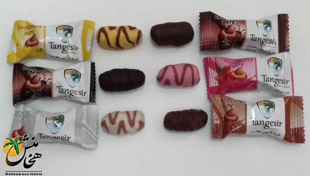 خرید خرما شکلاتی مغزدار