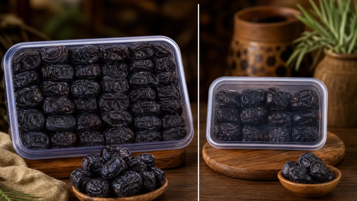 تفاوت خرما مضافتی ۷۰۰ گرمی مشکین