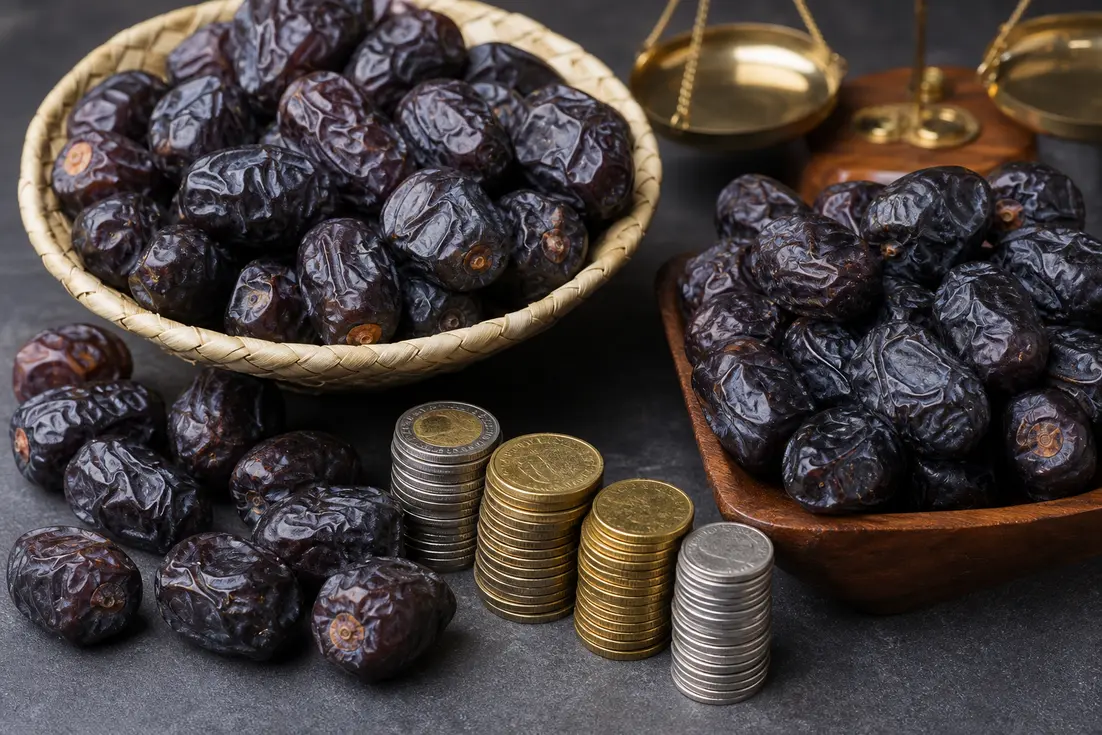 خرما مضافتی مشکین در سنجش قیمت و ارزش خرید